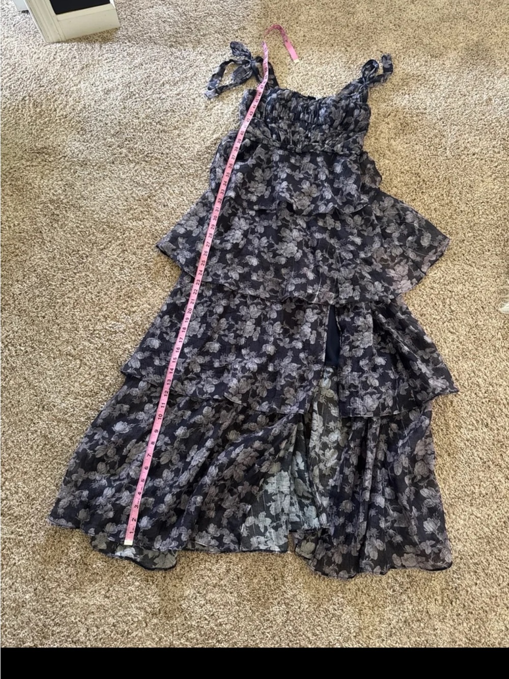 Astr the Label- Mellorie Floral Tiered Maxi Dress size Small - Picture 12 of 12